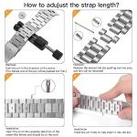 Lenrao Compatible Apple Watch Bands 40mm for Women, Metal Silver for Apple Watch Band 38mm 41mm 44mm 45mm 42mm ,Thin Stainless Steel Strap for Apple Watch Band Series 7 6 5 4 3 2 1 SE iWatch bands