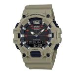 Casio Men's 10 Year Battery Quartz Resin Strap Sport Watch, Featuring 1/100 Second Stopwatch, 24 Hour Countdown Timer and Multiple Alarms (Model: HDC-700-3A3VCF)