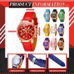 Yinkin 10 Pcs Assorted Platinum Watch Unisex Quartz Watch Sets for Women Men Ladies Watches Roman Numerals PU Leather Women's Wrist Watches