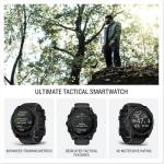Garmin tactix® 8 51mm, Solar Charged Display, Elite, Premium Tactical GPS Smartwatch, Includes Applied Ballistics Elite™ Solver, Titanium Bezel, Sapphire Lens, 40-Meter Dive Rating