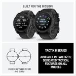 Garmin tactix® 8 51mm, AMOLED Display, Premium Tactical GPS Smartwatch, Includes Applied Ballistics Ultralight™ Solver