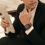 SUNFWR Leather Bands Compatible with Apple Watch Band 42mm(Series 3 2 1) 44mm 45mm 46mm 49mm for Men Women, Top Grain Genuine Leather Replacement Strap for iWatch Ultra 2, Ultra, SE2, SE, Series 10 9 8 7 6 5 4 3 2 1