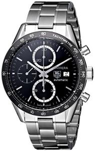 TAG Heuer Men's CV2010BA0794 Carrera Black Dial Watch