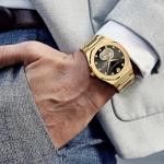 PIERRE RICHARDSON PR5922 Men’s Watch – Black Dial, 24K Pure Gold Plated, Automatic, Sapphire, 41mm, 10ATM