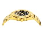 PIERRE RICHARDSON PR5922 Men’s Watch – Black Dial, 24K Pure Gold Plated, Automatic, Sapphire, 41mm, 10ATM