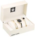 Anne Klein Women's Premium Crystal Accented Watch and Bangle Set