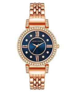 Anne Klein Women's Premium Crystal Accented Bracelet Watch, AK/2928
