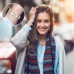 42/44/45/46/49/ mm cool woman chain metal smartwatch strap compatible with Apple Watch Band Series 10/9/8/7/6/SE/5/4 adjustable replacement watch bracelet for Iwatch gold Watch Band