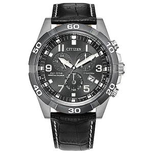 Citizen Men's Eco-Drive Sport Casual Brycen Chronograph Watch, Super Titanium™, Perpetual Calendar, Tachymeter 12/24 Hour Time, Alarm, Date