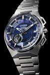 Citizen Eco-Drive Satellite Wave - World Time GPS Super Titanium Blue Dial Bracelet Watch 45.4mm - CC3097-52L
