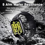 Xiaomi Redmi 5 Active Smart Watch, Step Counter Watch for Women Men with 2" LCD Large Display, 140 Sports Modes, 5ATM Waterproof (Active-Midnight Black)