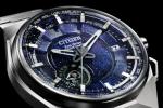 Citizen Eco-Drive Satellite Wave - World Time GPS Super Titanium Blue Dial Bracelet Watch 45.4mm - CC3097-52L