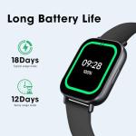 Xiaomi Redmi 5 Active Smart Watch, Step Counter Watch for Women Men with 2" LCD Large Display, 140 Sports Modes, 5ATM Waterproof (Active-Midnight Black)