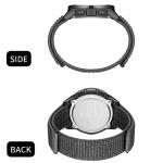 CakCity Digital Waterproof Watch for Women Mens All Black Sports Watch Outdoor Tactical Watches for Men Stopwatch Wrist Watch with Compass,Step Counte