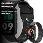 MorePro AIR2 Fitness Tracker, Smart Watch with 24/7 Heart Rate and Blood Pressure, Step Calorie Counter, Sleep Monitor, IP68 Waterproof Fitness Watch for Women Men Andriod iOS(Black)