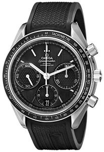 Omega Men's 32632405001001 Speed Master Analog Display Automatic Self Wind Black Watch
