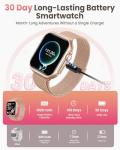 Smart Watch for Women for iPhone Android: 1.85" Smart Watch with 30 Days+ Battery Life Make/Recive Call Heart Rate SpO2 Sleep Monitor 120+ Sport IP68 Waterproof Fitness Tracker Watch Pedometer Reloj