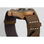 Hamilton Watch Khaki Field Mechanical Bronze | Swiss Made | 38mm Stainless Steel Case | Black Dial Analog Watch | Brown Leather NATO Strap (Model: H69459530)