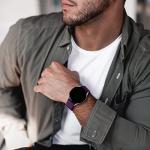 Maledan 8 Pack Band Compatible with Samsung Galaxy Watch 7 6 5 4 FE Band 40mm 44mm,Galaxy Watch 5 Pro 45mm/6 4 Classic 42mm 46mm 43mm 47mm/Active 2, 20mm Soft Silicone Sport Strap Women Men, Small