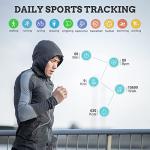 FILIEKEU Men Smart Watch for Android iOS, Bluetooth Calls Voice Chat with Heart Rate/Sleep Monitor Fitness Tracker, 1.3" Full Touch Screen IP67 Waterproof Stainless Steel Activity Tracker for Men