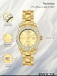 Invicta Women's 21397 Pro Diver Analog Display Quartz Gold Watch