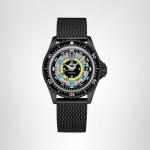 MIDO Ocean Star Decompression Timer 1961 - Swiss Automatic Watch for Men - Black Dial - Stainless Steel 40.5mm Case with Black PVD Coating- Two Additional Straps Included - M0268073305100