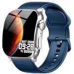 Smart Watch for Men Women, 2.01" AMOLED Curved Display Smart Watch, Bluetooth Call, 100+ Sport Modes, Fitness Tracker with 24/7 Heart Rate/Sleep Monitor, IP68 Waterproof Watch for Android iOS Blue