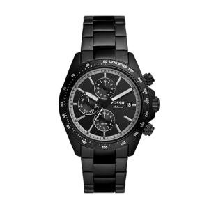 Fossil Men's Autocross Multifunction Black Stainless Steel Watch (Mode: FS6125)