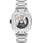 Alpina Mens Alpiner Automatic Chronograph Silver Stainless Steel Watch, Blue Dial Style:AL-730NS4AE6B