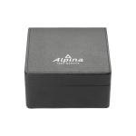 Alpina Mens Alpiner Automatic Silver Stainless Steel Case and Brown Leather Strap Watch, Blue Dial Style:AL-525N4AQ6