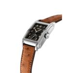 Alpina Men's Swiss Automatic Alpiner Heritage Watch, Brown Leather Strap, Black Dial Style: AL-530BA3C6