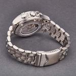 Revue Thommen Airspeed Xlarge Automatic Chronograph Watch - 44mm Blue Face with Day, Date Tachymeter Scale and Divers Bezel - Stainless Steel Bracelet and Swiss Made Waterproof Diving Watch 16071.6125