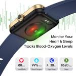 LIVIKEY Smart Watch, Fitness Tracker with Heart Rate Monitor, Sleep Tracking, Step Counter Smartwatch Waterproof with Pedometer for Women Men Watches Compatible with Android iOS Phones