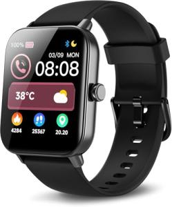 Smart Watches for Men Women, Alexa Built-in, 1.8" Smartwatch with Heart Rate/SpO2/Sleep/Stress, IP68 Waterproof Fitness Tracker with Bluetooth Call (Answer/Make), 101+ Sports Modes, for Android iPhone