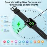 Smart Watches for Men Women, Alexa Built-in, 1.8" Smartwatch with Heart Rate/SpO2/Sleep/Stress, IP68 Waterproof Fitness Tracker with Bluetooth Call (Answer/Make), 101+ Sports Modes, for Android iPhone