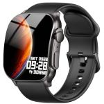 Smart Watch for Men Women, 2.01" AMOLED Curved Display Smart Watch, Bluetooth Call, 100+ Sport Modes, Fitness Tracker with 24/7 Heart Rate/Sleep Monitor, IP68 Waterproof Smartwatch for Android iOS