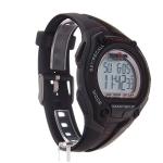 Timex Men's T5K417 Ironman Classic 30 Oversized Black/Gray/Red Resin Strap Watch