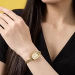 CHEETAH Gold Bracelet Watches for Women, Small Vintage Bangle, Easy Read Numeral Dial, Waterproof