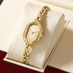 CHEETAH Gold Bracelet Watches for Women, Small Vintage Bangle, Easy Read Numeral Dial, Waterproof