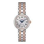 Tissot Womens Bellissima Automatic 316L Stainless Steel case with Rose Gold PVD Coating Swiss Automatic Watch, Grey, Stainless Steel, 5 (T1262072201300)