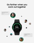 Samsung Electronics Galaxy Watch 4 40mm Smartwatch with ECG Monitor Tracker for Health Fitness Running Sleep Cycles GPS Fall Detection Bluetooth US Version - (Black) (Renewed)