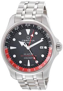 Certina, Mens, DS ACTION GMT, Stainless Steel, Swiss Automatic Watch, C0324291105100