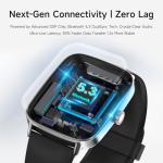 Smart Watch for Men Women, 1.85" HD Smartwatch Compatible iPhone/Samsung/Android (Answer/Make Calls), 100+ Sport Modes Fitness Tracker with Heart Rate/Sleep/SpO2 Monitor, IP68 Waterproof, with 2 Bands