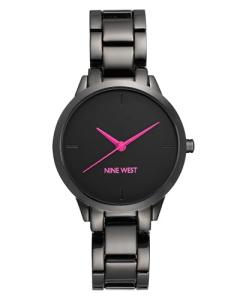 Nine West Gunmetal Bracelet Watch for Women