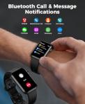 Smart Watch Fitness Tracker (Answer/Make Call), 24/7 Heart Rate Spo2 Blood Pressure Monitor Sleep Tracker, 114 Sports Modes Pedometer Calorie Step Tracker, Waterproof Activity Tracker for Women Men