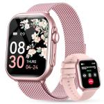 Smart Watch for Women Men Fitness: 1.85" Smart Watch with 30 Days+ Battery Life Make/Recive Call Heart Rate SpO2 Sleep Monitor 120+ Sport IP68 Waterproof Fitness Tracker Watch for iPhone Android