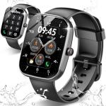 Csasan Smart Watch for Men Women(Answer/Make Call), 1.91" HD Screen Smartwatch Heart Rate/Sleep/Steps Monitor, 100+ Sports Fitness Watch, IP68 Waterproof Activity Trackers for Android iOS Black