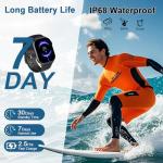 Smart Watch for Men Women(Answer/Make Calls), 1.95"HD 2025 New Smartwatches with Heart Rate/Sleep Monitor/Pedometer, Fitness Tracker 113+ Sport Mode IP68 Waterproof Running Watch for Android iOS