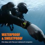 SNBLK Magnetic Watchband Compatible with Apple Watch Bands for Men 44mm 45mm 46mm 49mm 42mm Women, Silicone Sport Strong Magnets Strap for iWatch Series 11 ULTRA 3 ULTRA 2 SE 10 9 8 7 6 5 4 3 1, Black