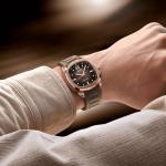 MIDO Multifort TV Big Date - Swiss Automatic Watch for Men - 40mm Case - Brown Dial - Brown Rubber Strap - M0495263729100